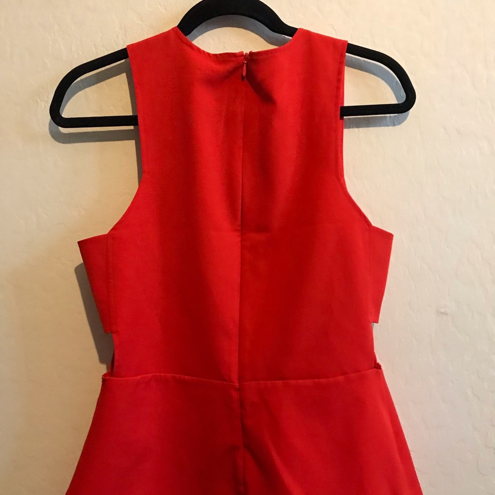Coral Sleeveless Peplum Blouse from H&M